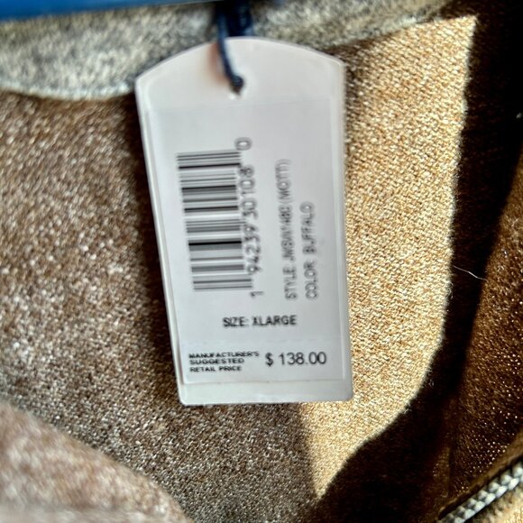 NWT Johnnie-O Mott 100% Cotton Quarter-Zip Sweater XL - Picture 4 of 5